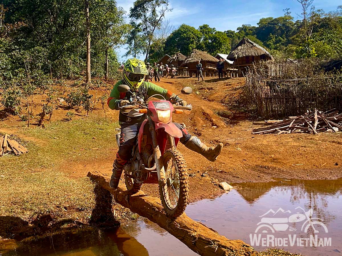 Ho Chi Minh Trail Laos Motorbike