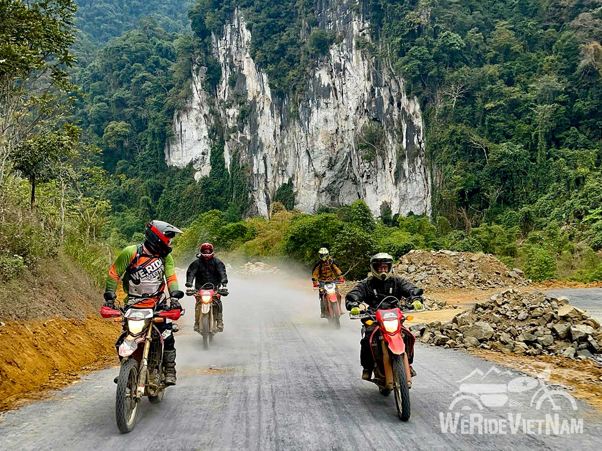 Ho Chi Minh Trail Laos Motorbike