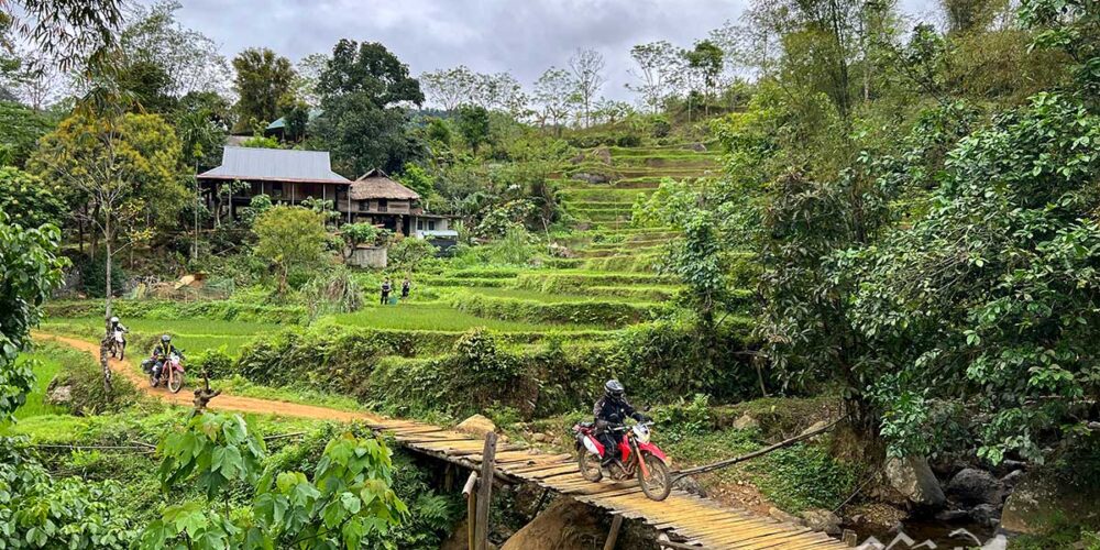 Hanoi to Dien Biein Phu Northwest Vietnam motorbike tour